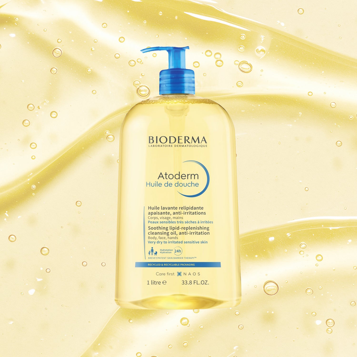 Bioderma - Atoderm Huile De Douche Aceite de Ducha de 1L