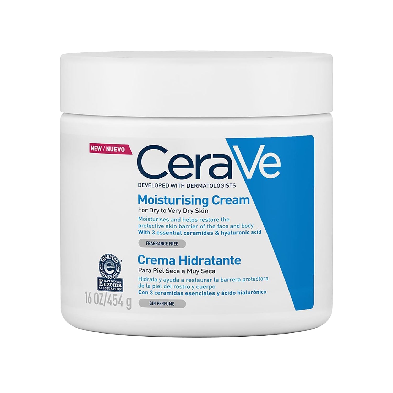 Cerave - Crema Hidratante Para Piel Seca A Muy Seca 454g