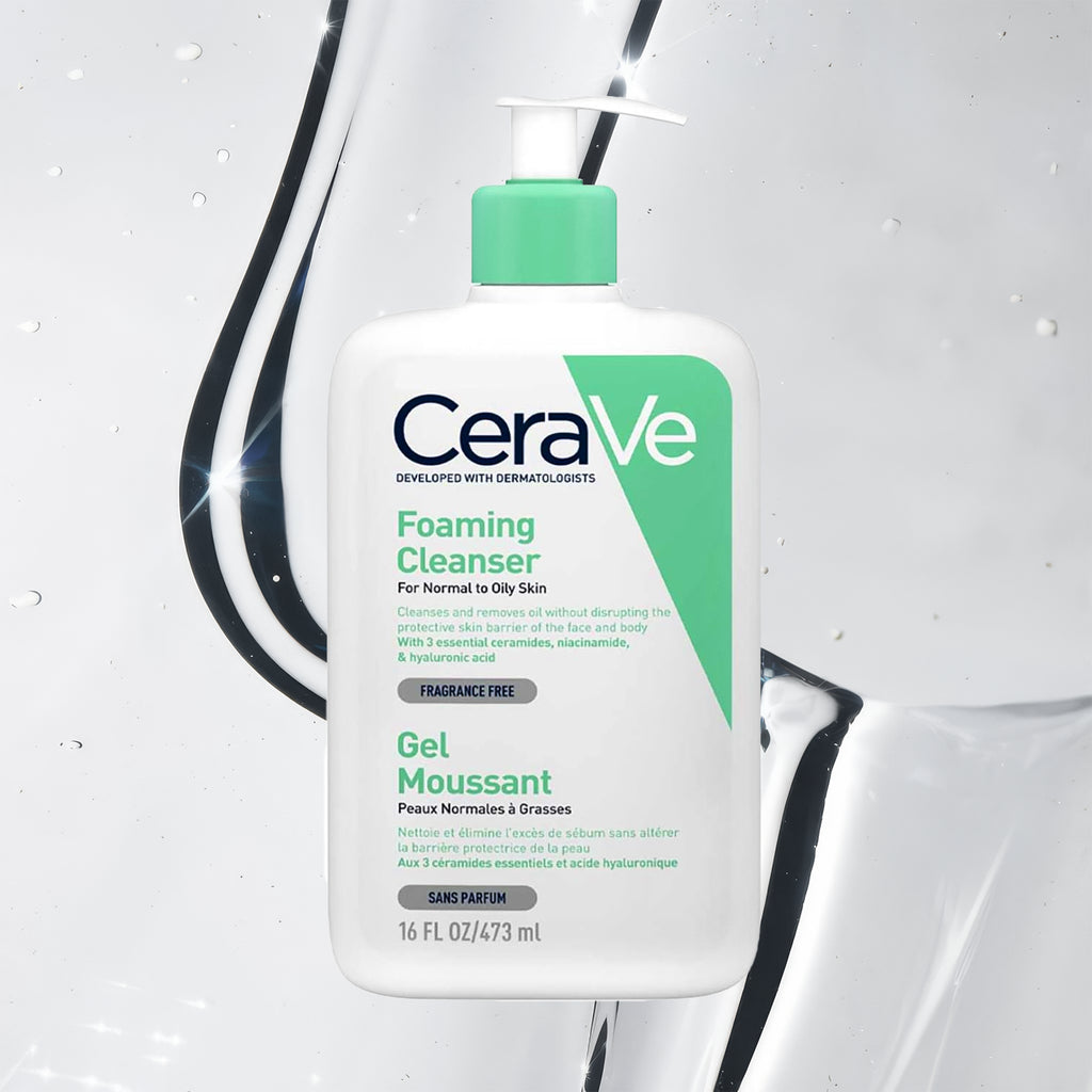 Cerave - Gel Limpiador Espumoso Para Piel Normal A Grasa