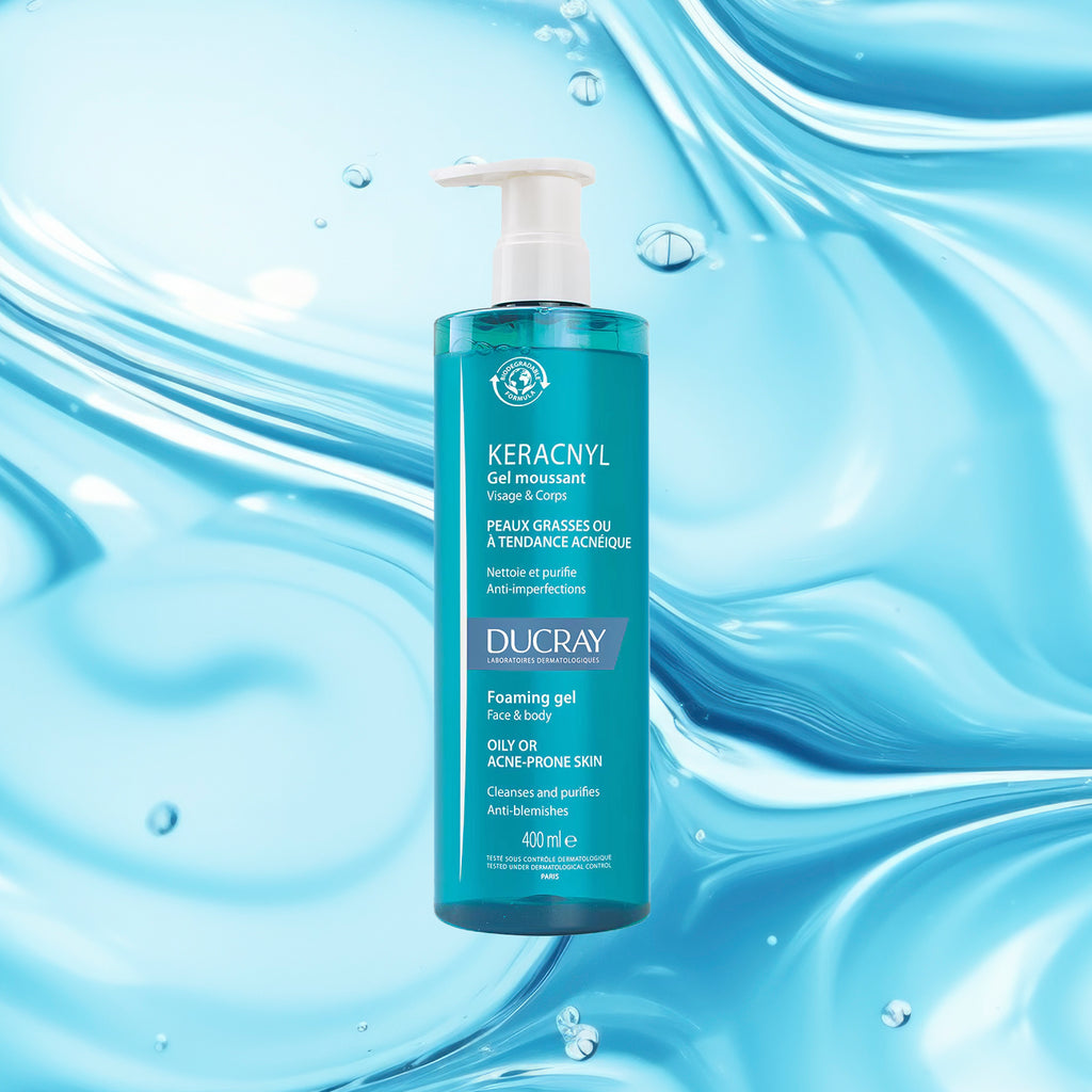 DUCRAY - Keracnyl Gel Limpiador De Cuerpo Y Cara Anti Imperfecciones