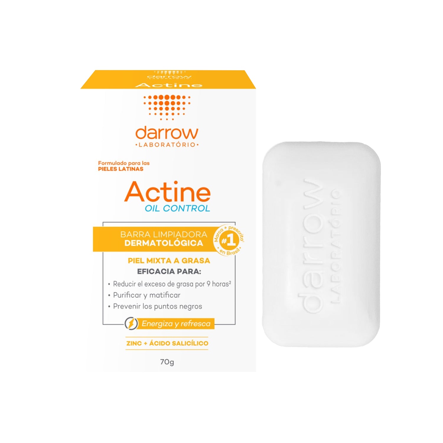 Darrow - Barra Limpiadora Actine Oil Control Piel Mixta A Grasa