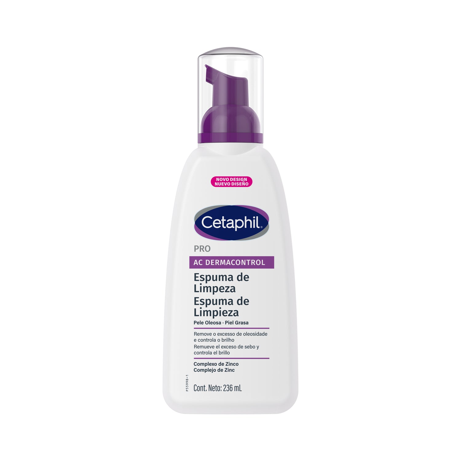Cetaphil - Espuma Limpiadora AC Dermacontrol de 236ml