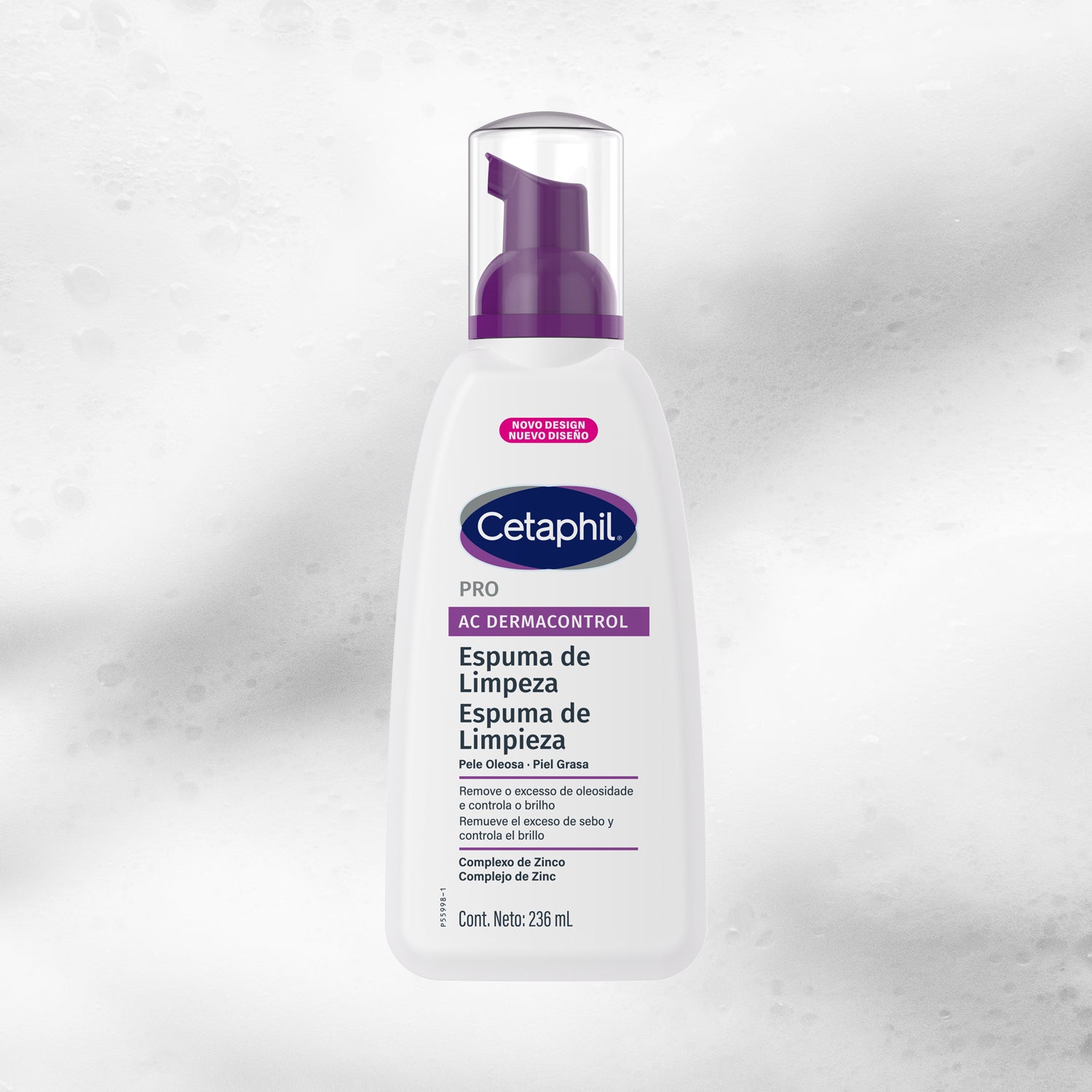 Cetaphil - Espuma Limpiadora AC Dermacontrol de 236ml
