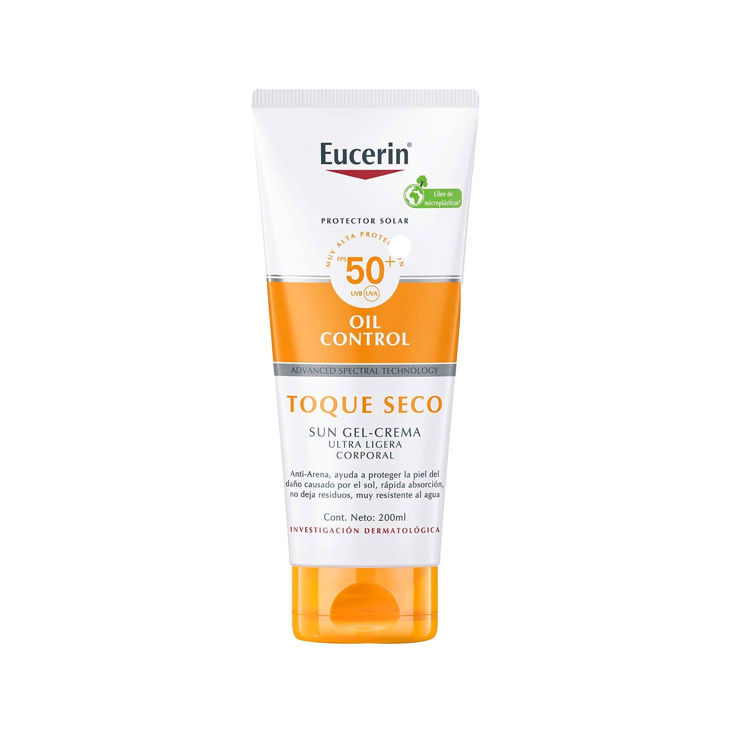 Eucerin - Protector Solar Corporal Gel-Crema Toque Seco Oil Control SPF 50+ 200ml