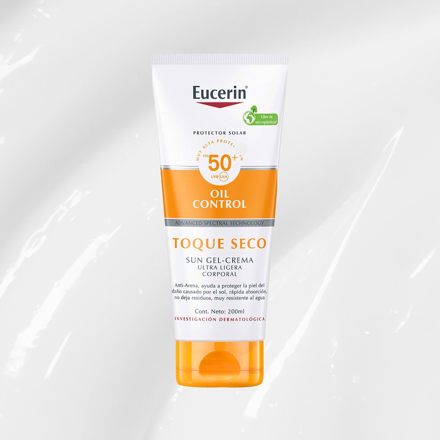Eucerin - Protector Solar Corporal Gel-Crema Toque Seco Oil Control SPF 50+ 200ml