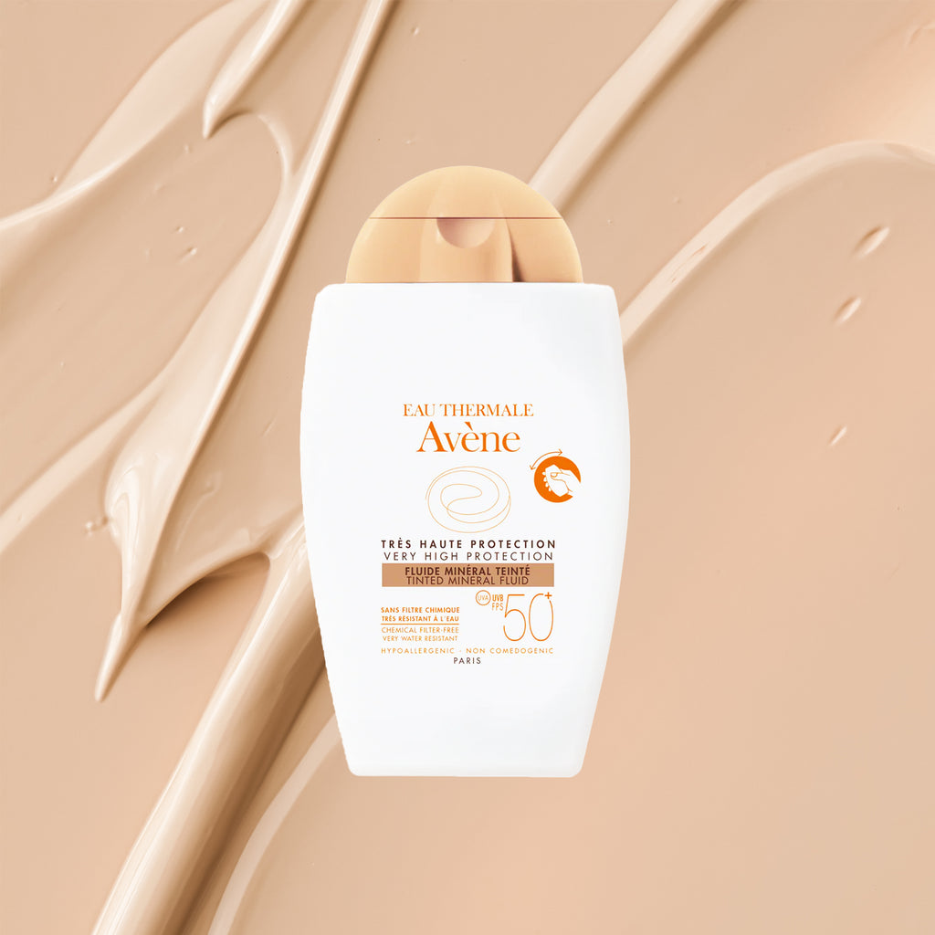 Avène - Fluido Mineral Muy Alta Protección 50+ con Color