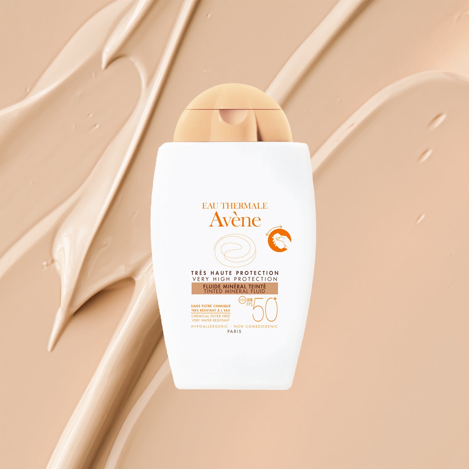 Avène - Fluido Mineral Muy Alta Protección 50+ con Color