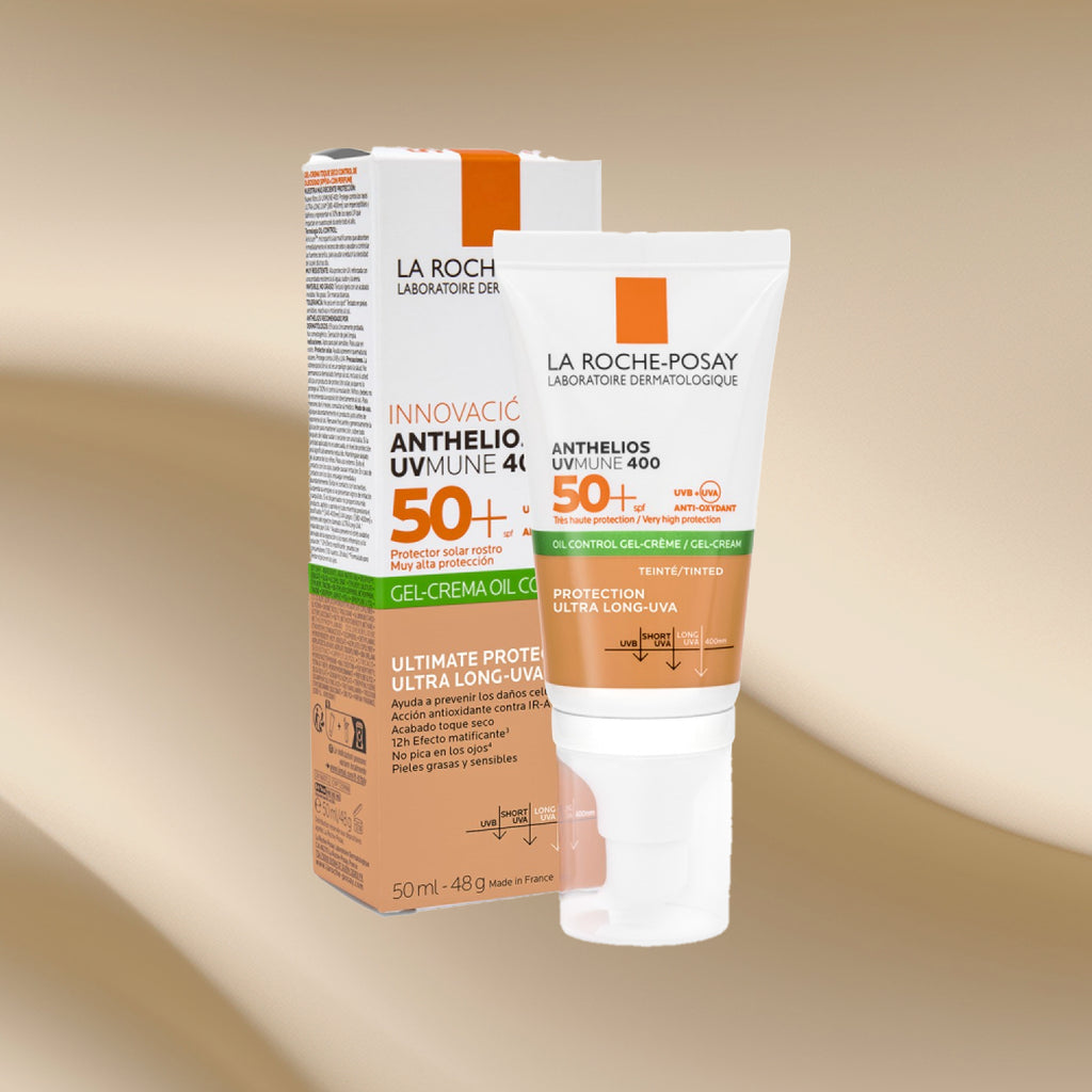 La Roche-Posay - Anthelios Gel Crema Toque Seco Con Color