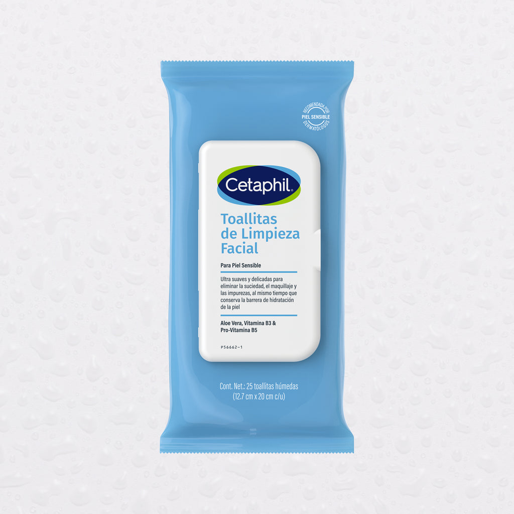 Cetaphil - Toallitas De Limpieza Facial Piel Sensible