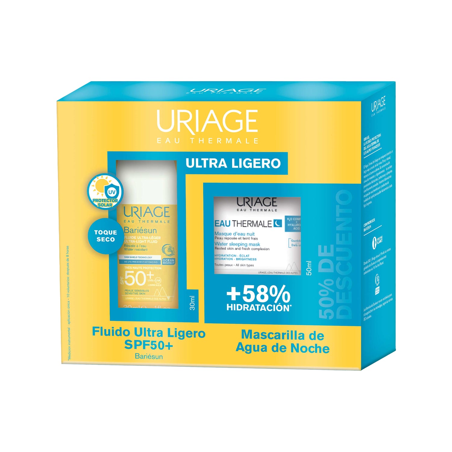 Uriage - Kit Bariesun Ultrafluido + Mascarilla
