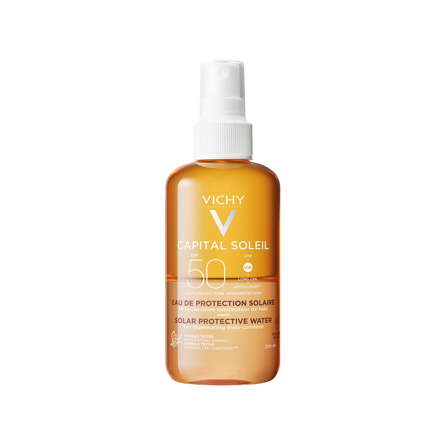 Vichy - Capital Soleil SPF50 Agua De Protección Solar Bronceadora