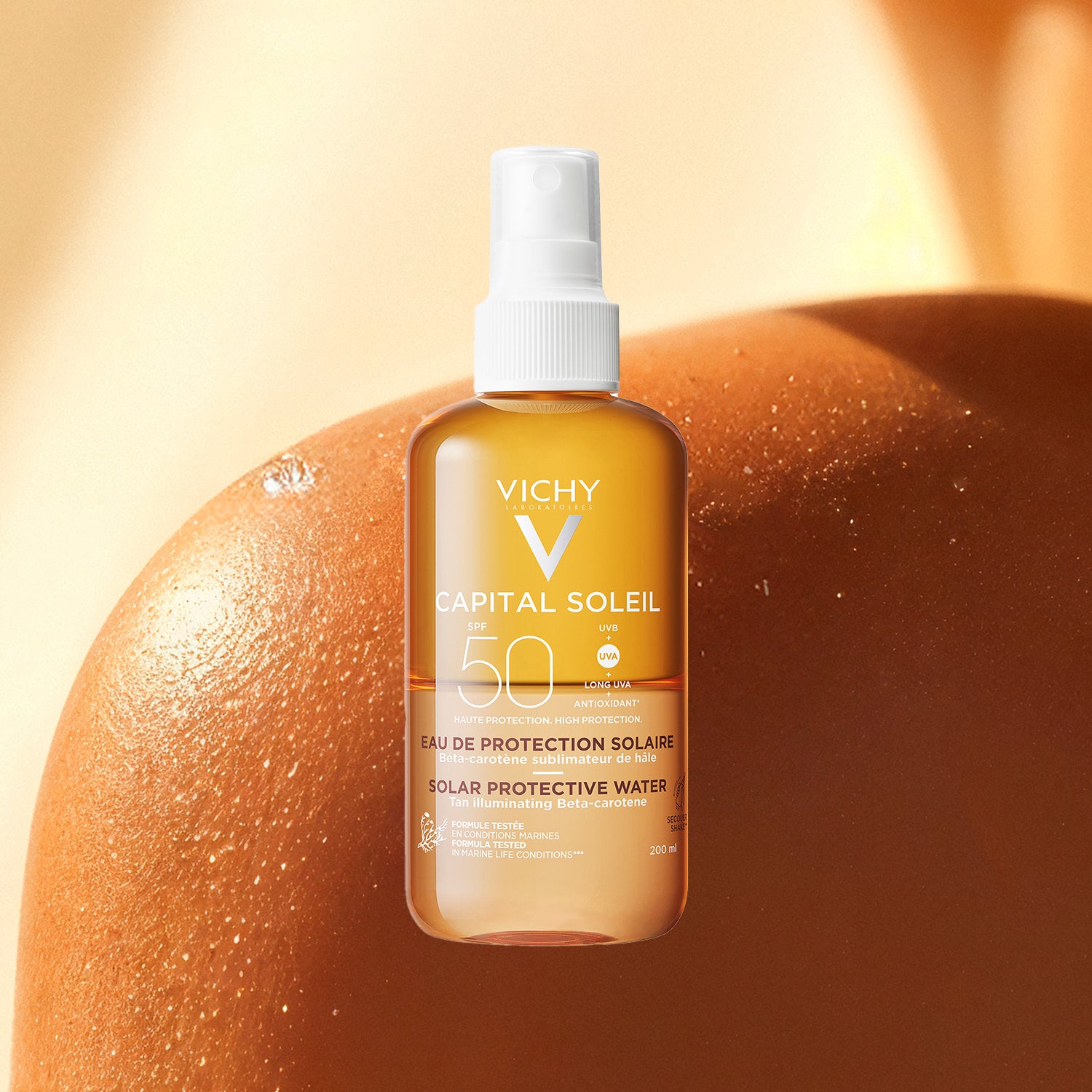 Vichy - Capital Soleil SPF50 Agua De Protección Solar Bronceadora
